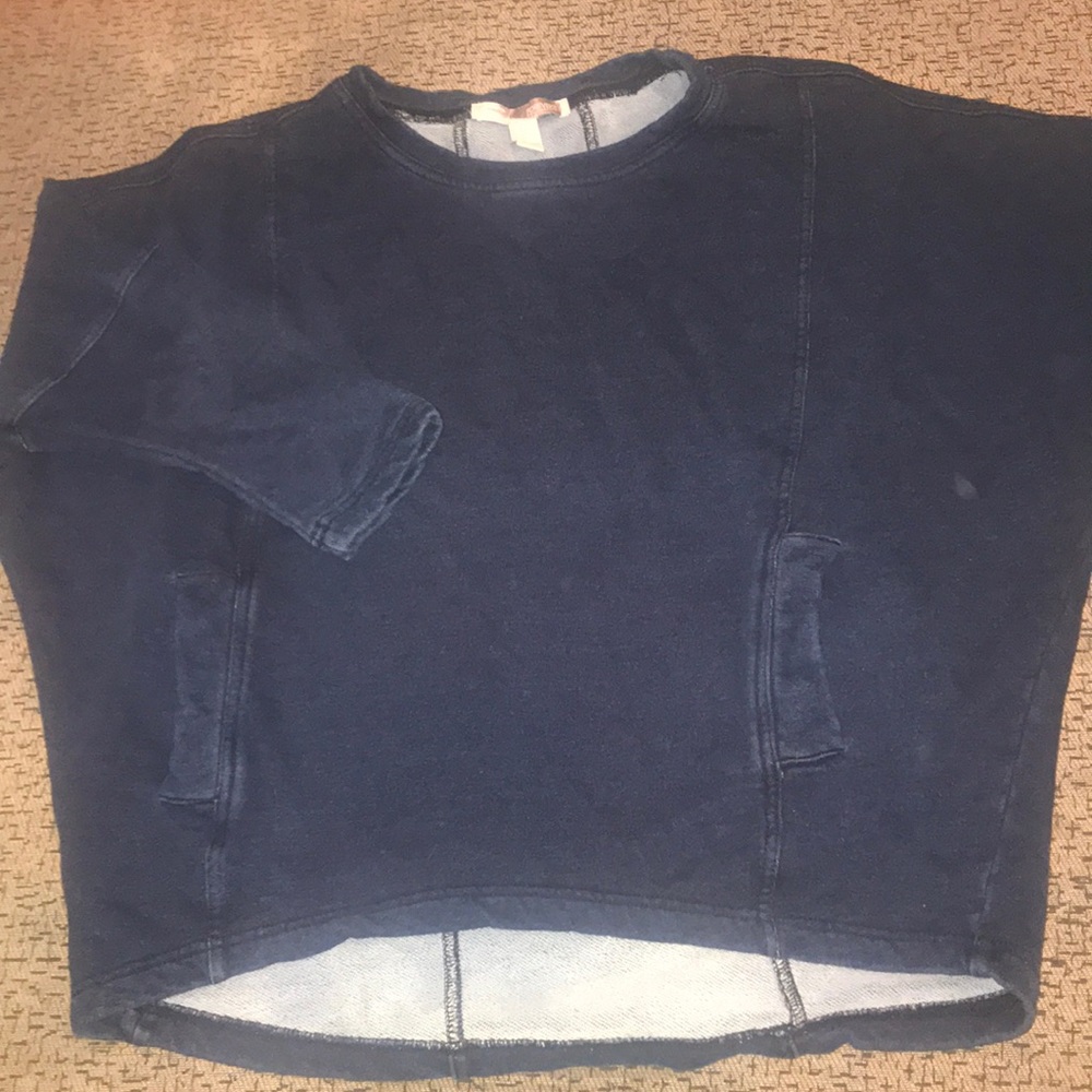 Denim look sweatshirt